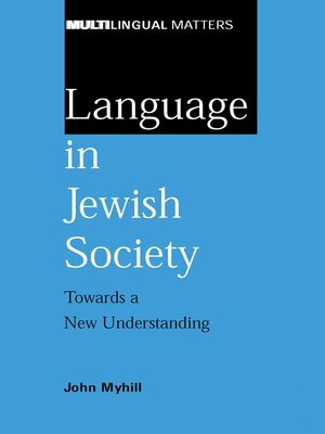 cover image of Language in Jewish Society